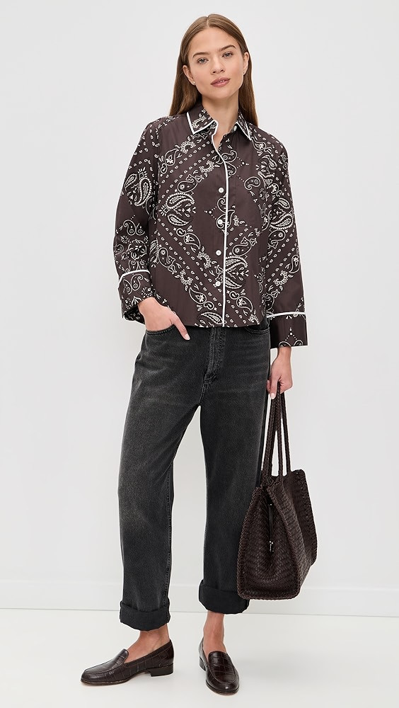 Pj Shirt In Poplin | Shopbop