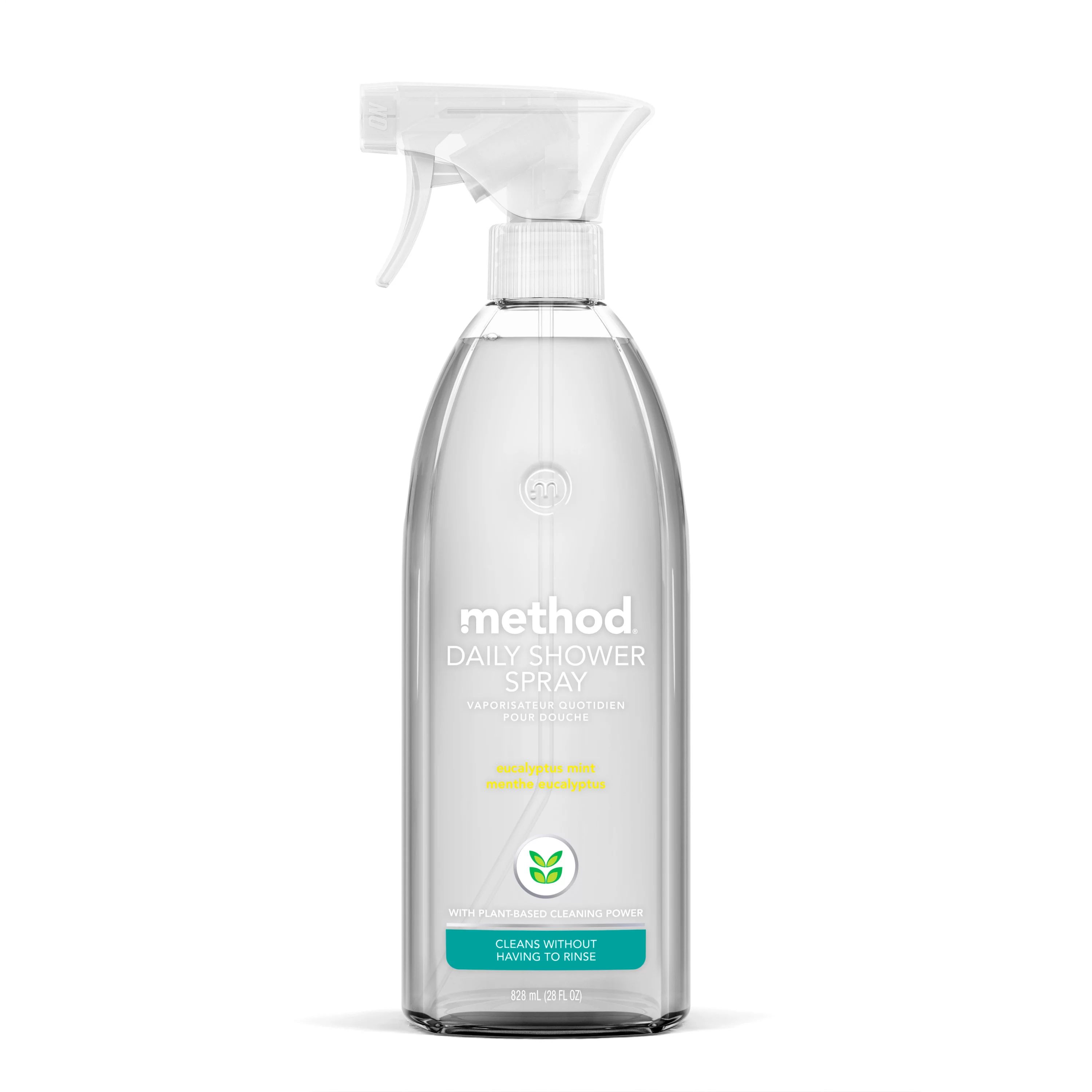 method Daily Shower Spray Bathroom Cleaners, Eucalyptus Mint, 28 Fluid Ounce - Walmart.com | Walmart (US)