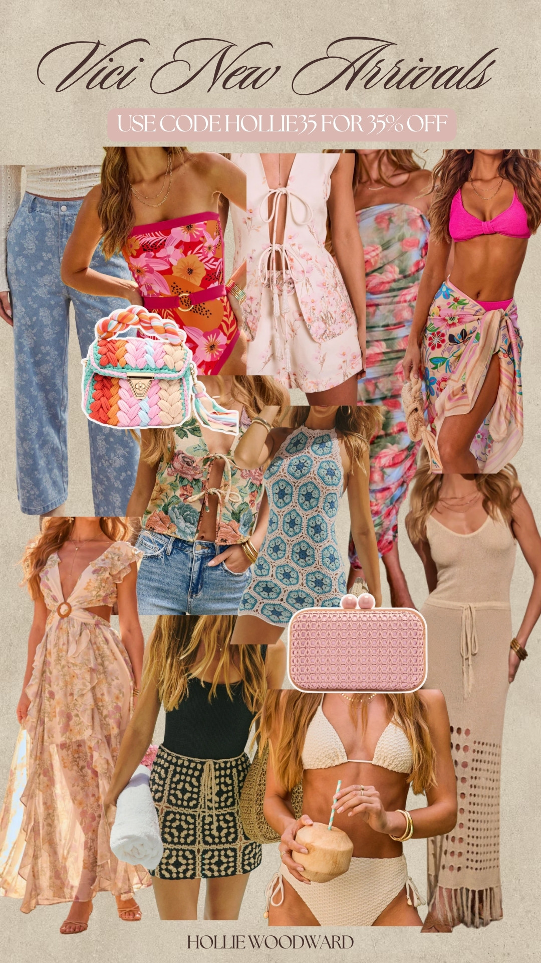 the cutest new arrivals from vici for spring 🩷 

 