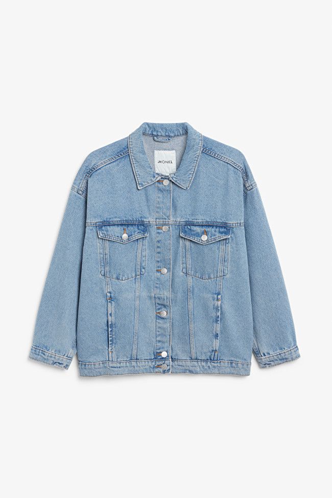 Classic blue denim jacket
                  			
				£28
			
				£50
	-44% | Monki