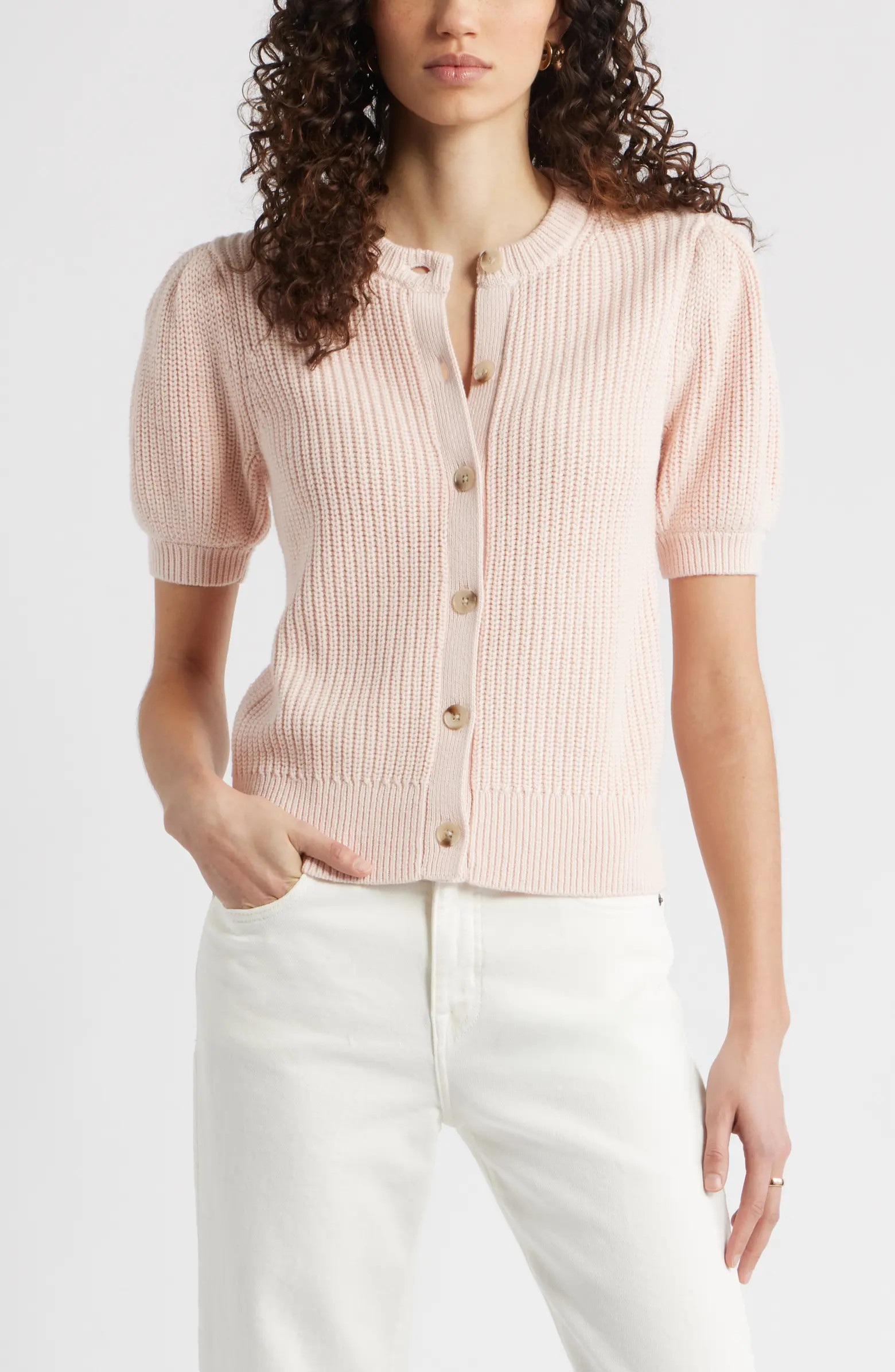 Elbow Sleeve Cardigan | Nordstrom