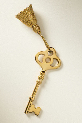 Hotel Key Brass Candle Snuffer | Anthropologie (US)
