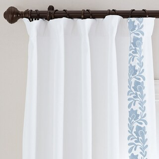 Jardin Toile Floral Curtain Panels Set of 2 | Ballard Designs, Inc.