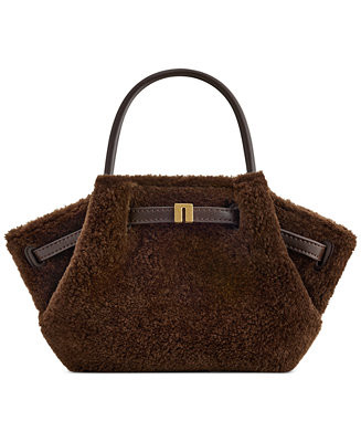 Hana Mini Faux Fur Handbag | Macy's