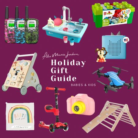 2022 Holiday Gift Guide for babies, toddlers, kids, boys and girls. Gift ideas for boys and girls from 1-6. Outdoor games, wooden toys, books, games, learning games and pretend play.

#LTKHoliday #LTKGiftGuide #LTKkids