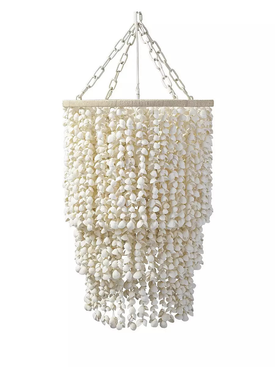 Aptos Shell Chandelier | Serena and Lily