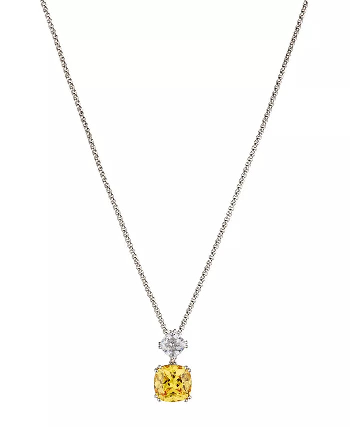 Stone Necklace in Silver-Tone | Macy's