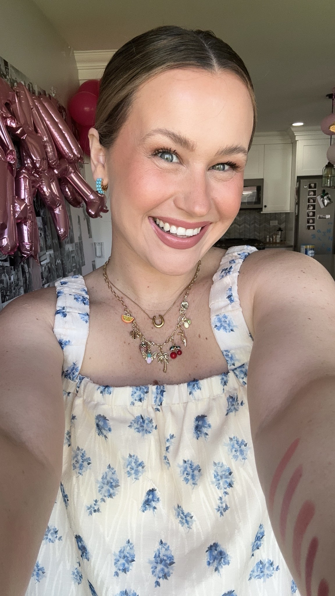 Todays spring outfit / tagged my necklaces, earrings, top and lipstick is romantic rose 

#LTKBeauty #LTKSaleAlert #LTKFindsUnder50