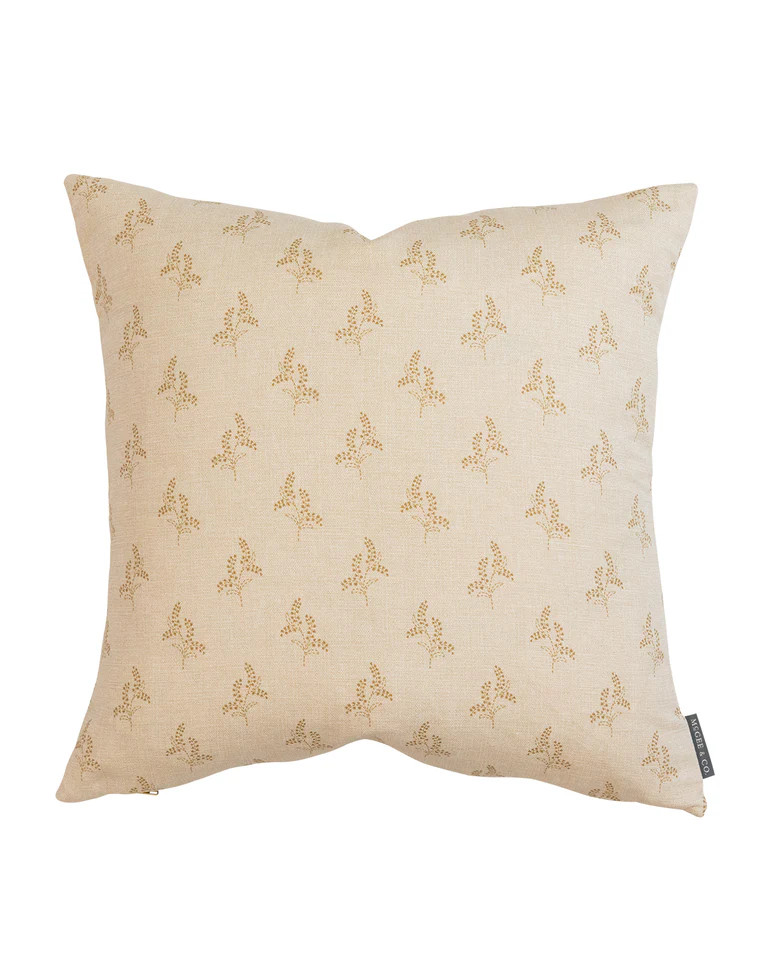 Gracie Block Print Pillow Cover | McGee & Co.