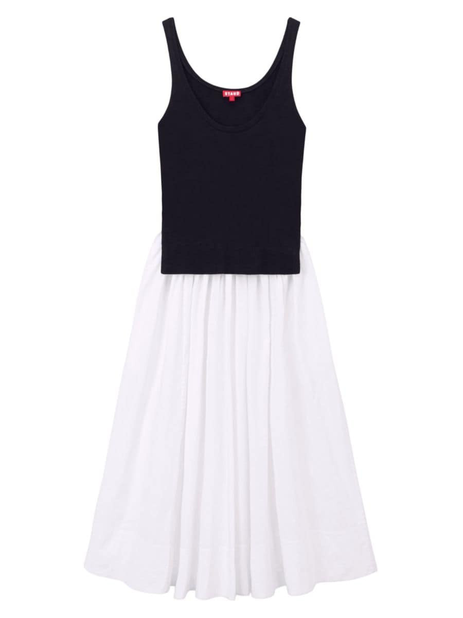 Corey Merino Wool & Cotton Midi-Dress | Saks Fifth Avenue
