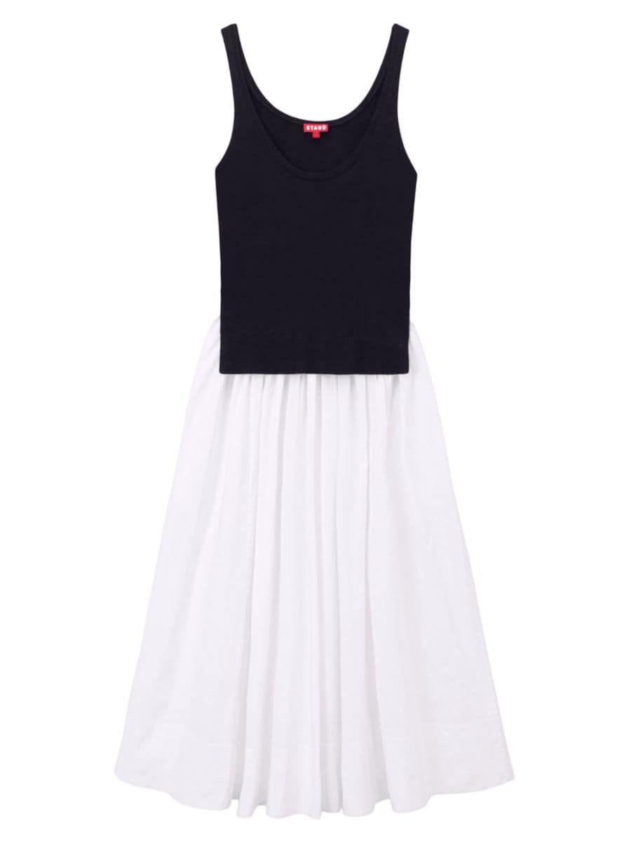 Corey Merino Wool & Cotton Midi-Dress | Saks Fifth Avenue