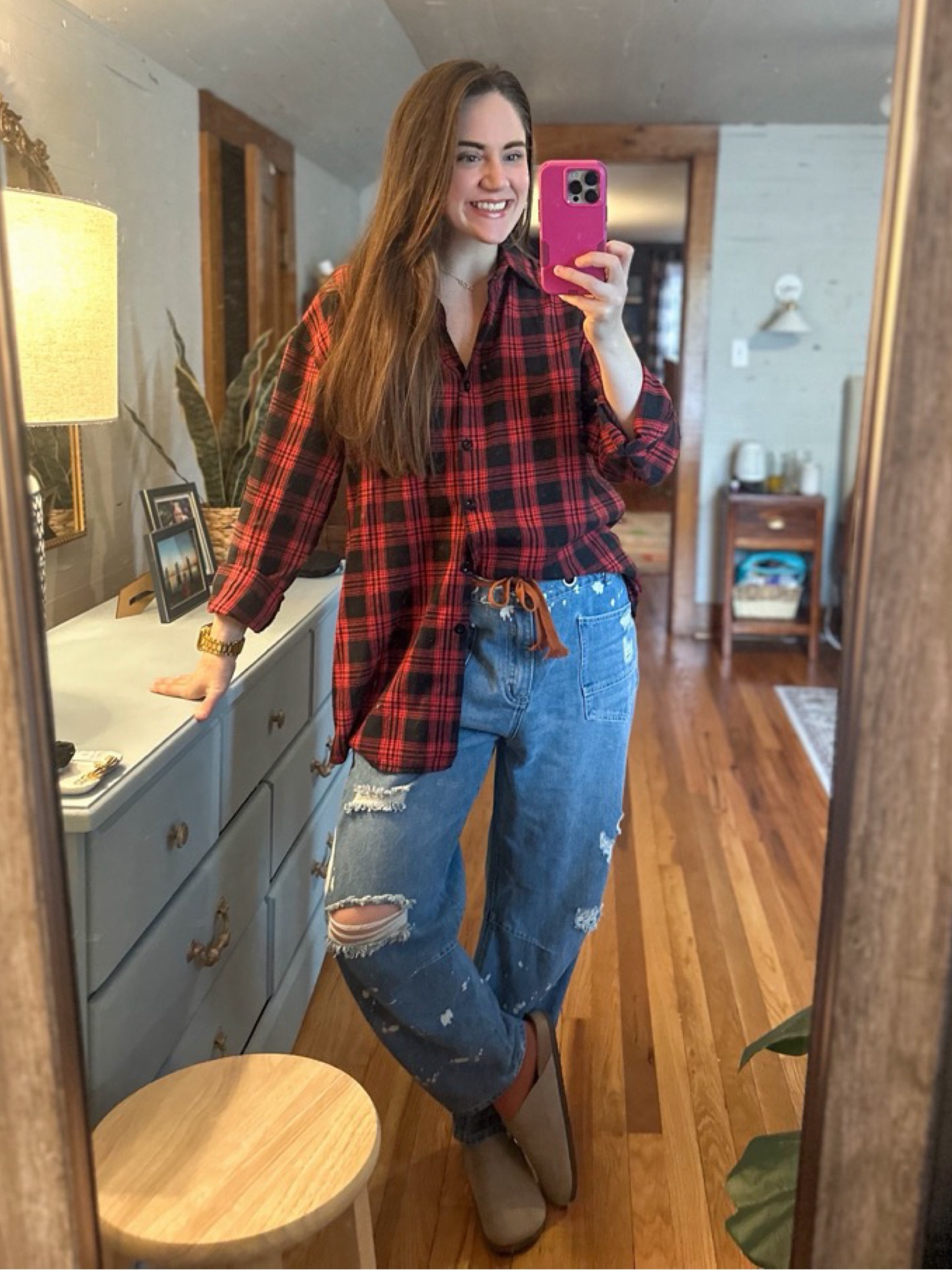 Amazon // Amazon finds // amazon outfit // outfit inspo // ootd // barrel jeans // flannel top // clogs // everyday style 

#LTKStyleTip #LTKFindsUnder100 #LTKFindsUnder50