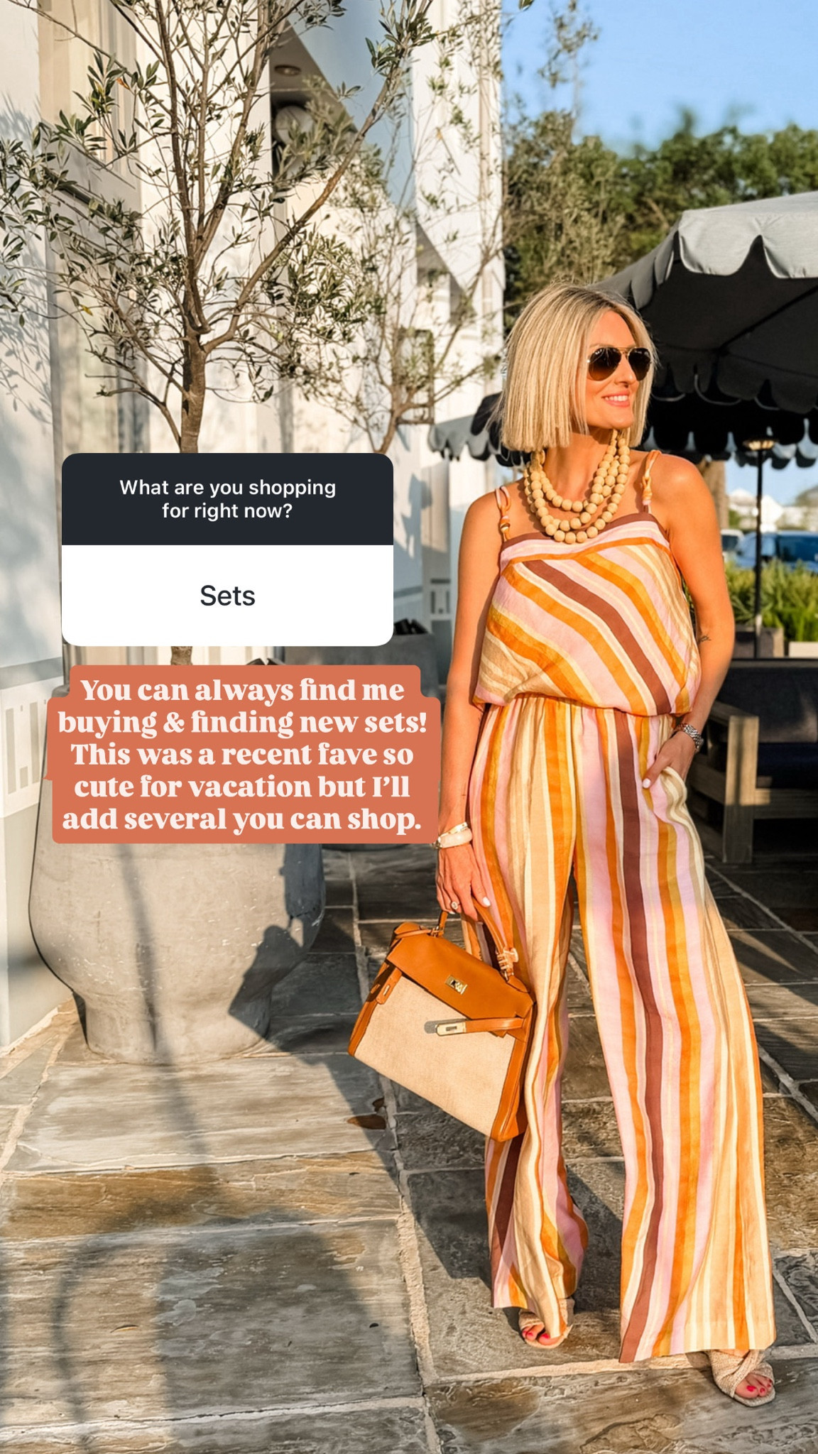 I truly do love a good matching set! I love how with sets you can create so many different looks because you can style the pieces together or separately! Wearing S!

Loverly Grey, matching sets, summer sets, summer outfits, vacation outfits 

#LTKSeasonal