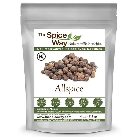 The Spice Way Allspice Whole - European Asian and American Cuisine Spice Blend - 4 oz. | Walmart (US)