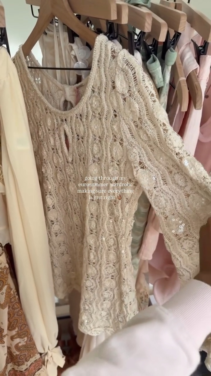 Going through my eurosummer summer wardrobe making sure everything is just right ✈️ 

#eurosummer

#LTKvlog #LTKSwim #LTKTravel