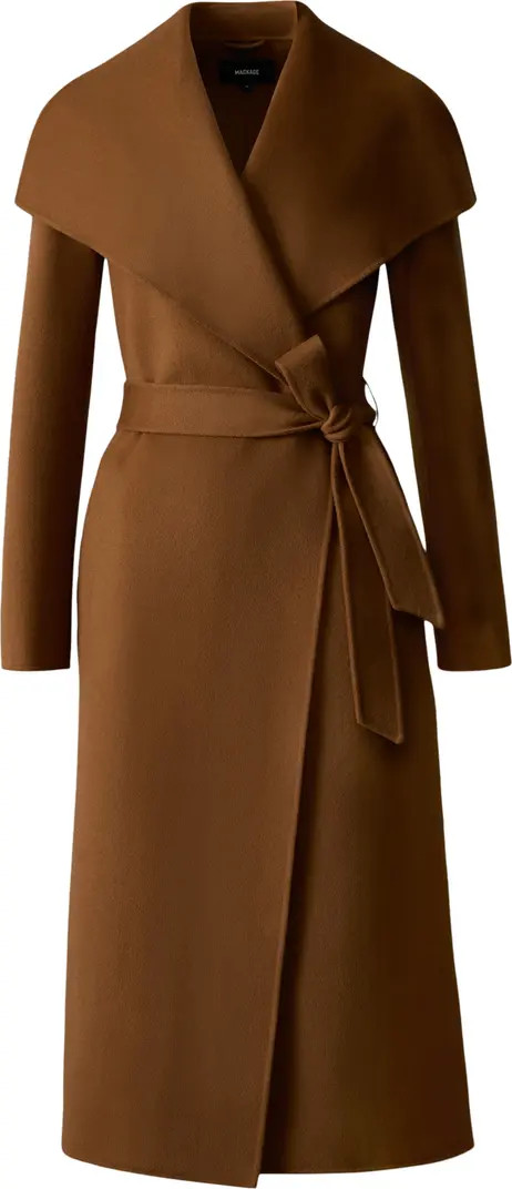 Mai Wool Long Wrap Coat | Nordstrom