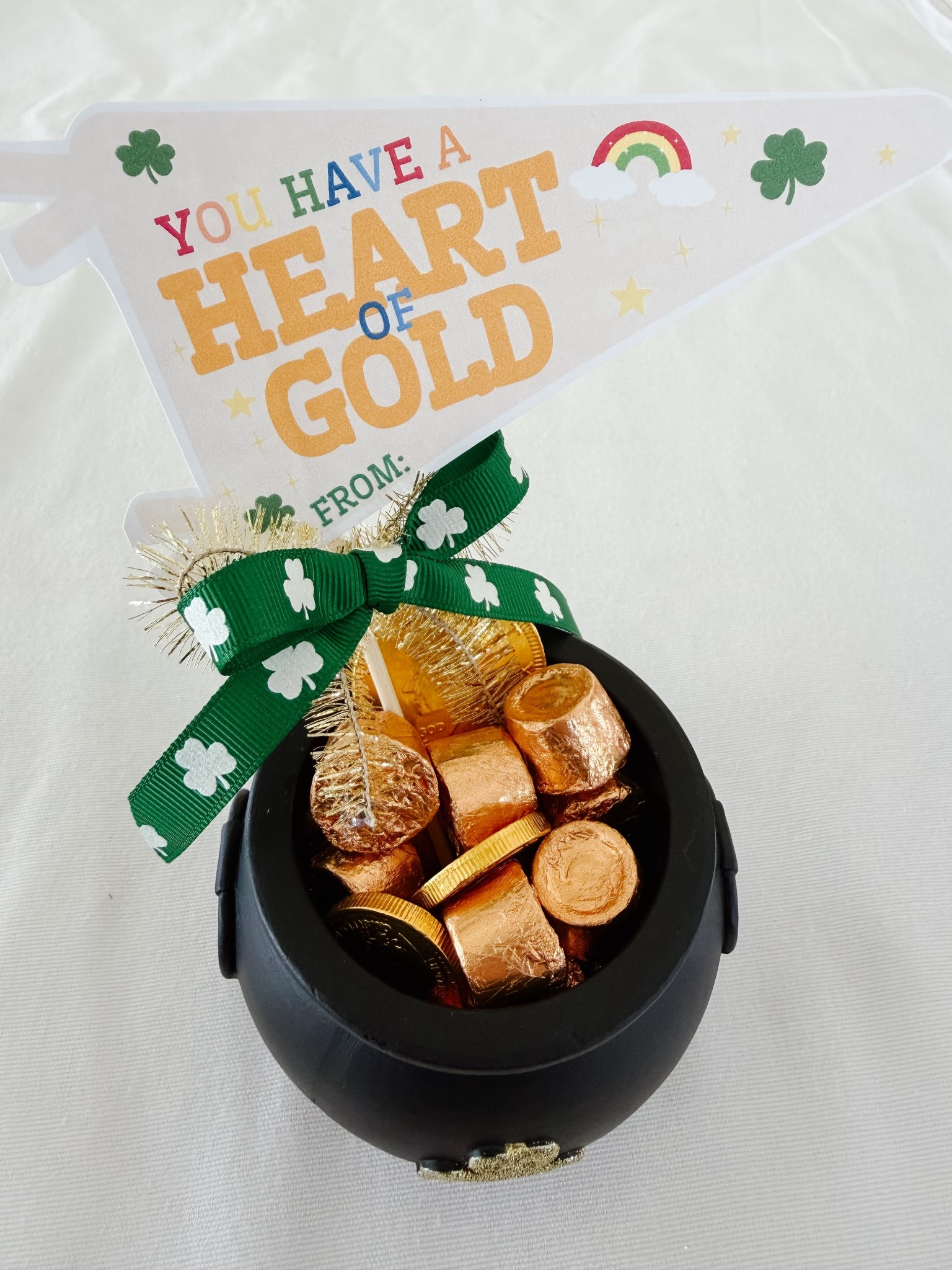 Cute gift idea for Saint Patrick’s day! 