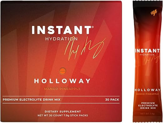 Instant Hydration Electrolytes Powder Packets - Mango Pineapple Drink Mix - Zero Sugar - Keto, Ve... | Amazon (US)