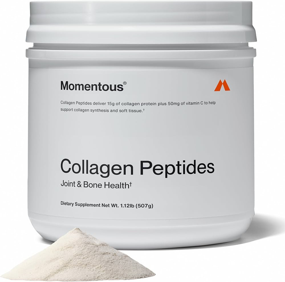 Momentous Grass-Fed Collagen Peptides Powder - Collagen Protein Powder with Fortigel & Vitamin C ... | Amazon (US)