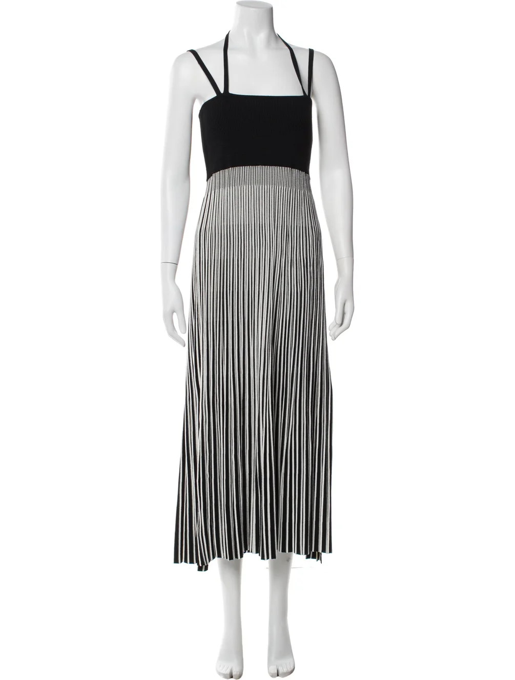 Striped Midi Length Dress | The RealReal