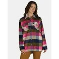 Time and Tru Women's Plaid Button Front Shacket, XS-XXXL | Walmart (US)