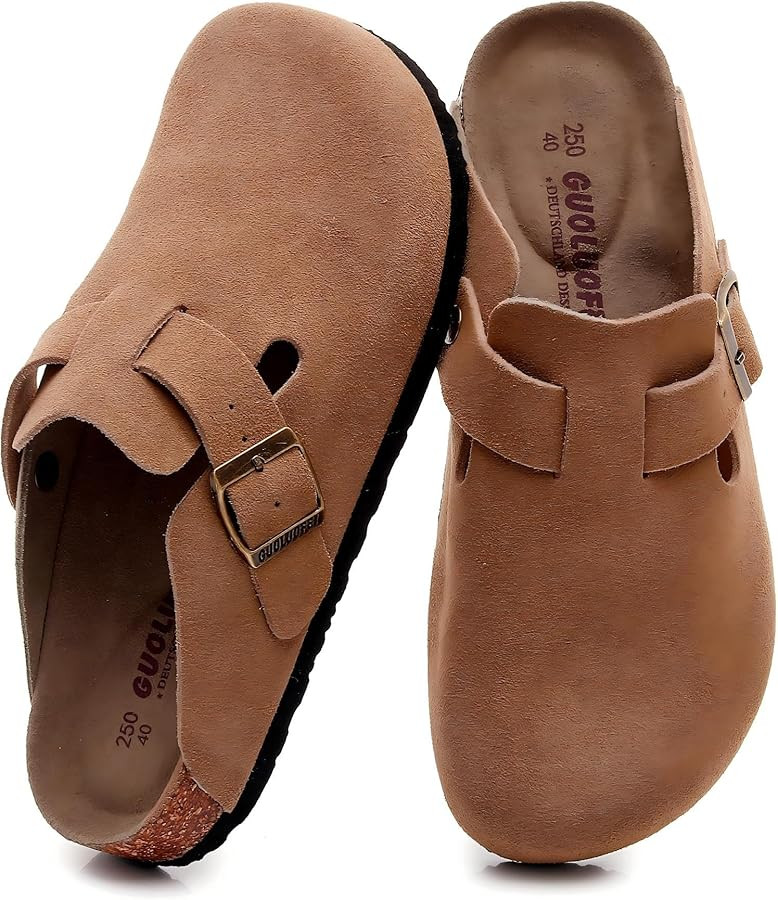 Clogs For Women, Womens Clogs- Mules House Slipers With Arch Support And Adjustable Buckle | Amazon (US)