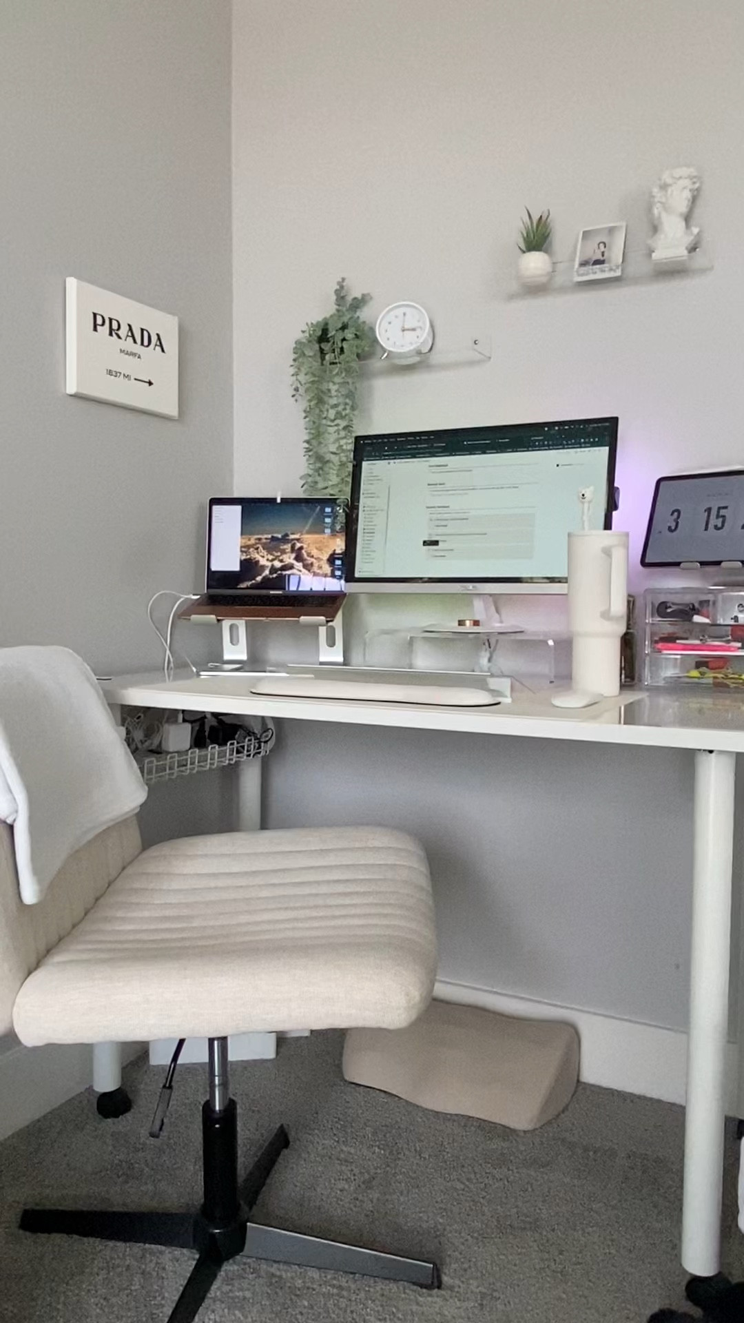 I keep getting questions on this chair. Someone asked if it swivels and leans back, it sure does! It’s perfect for my ADHD girlies 

#LTKhome #LTKGiftGuide #LTKfindsunder100