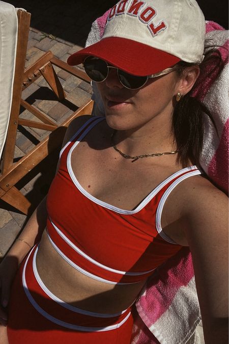 another day by the pool. Loving this amazon swimmer & $35 hat! 

#LTKswim #LTKSeasonal