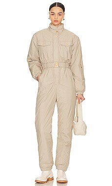 Snowroller Pernille Ski Suit in Beige from Revolve.com | Revolve Clothing (Global)