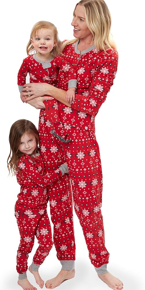 HonestBaby Family Matching Holiday Pajamas Organic Cotton for Men, Women, Kids, Toddlers, Baby Bo... | Amazon (US)