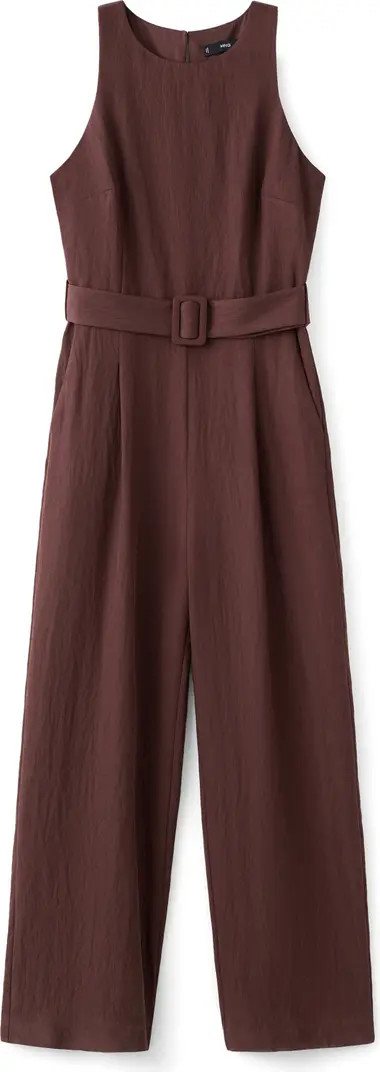 Sleeveless Belted Jumpsuit | Nordstrom