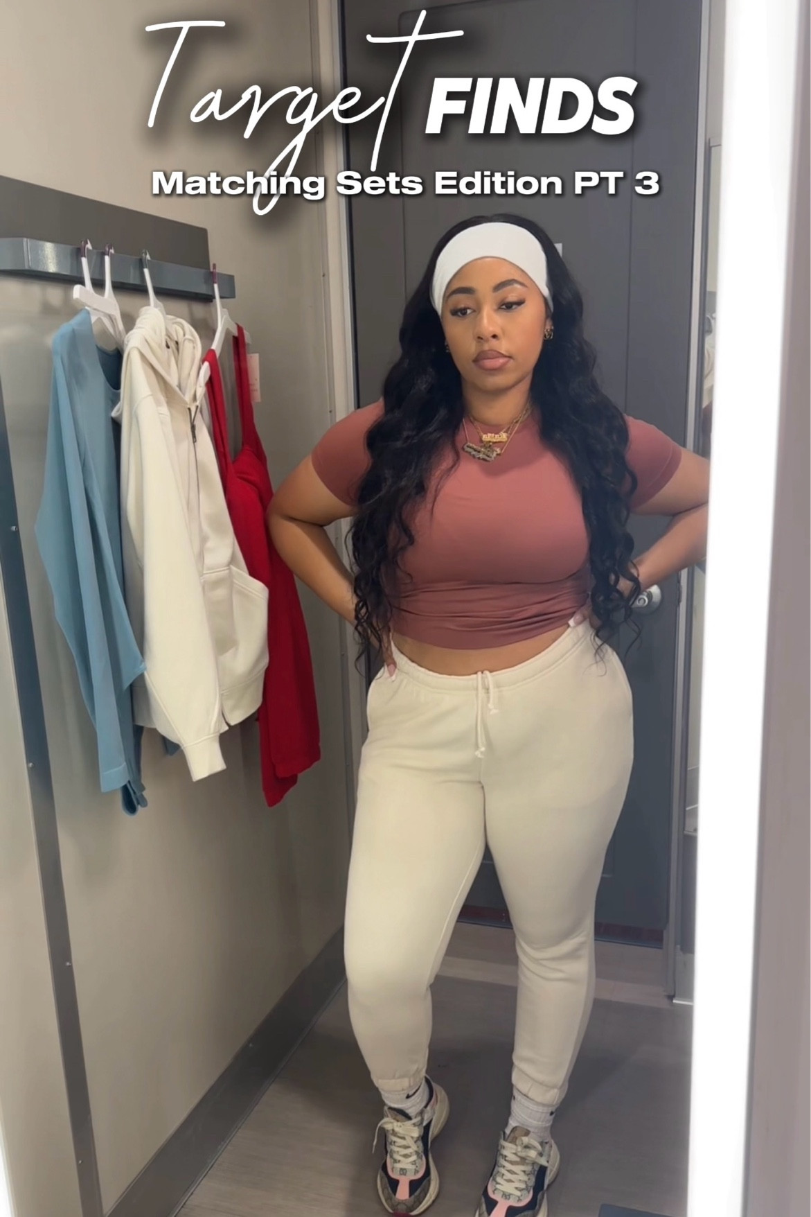 TARGET FINDS PT3✨ Matching casual sets✨ Perfect for the fall! 🍁 This is more of a mixed matched matching set because I wanted to pair the cream sweats and the rust top color together! I’m wearing the rust top (size XL) with the cream sweats (Size M). The top material is SO SOFT and stretchy I absolutely love it and it’s true to size, but size up for a looser fit. The pants I say are true to size but on the looser side. I would’ve gotten a XL in the sweats but they were sold out 🙌🏽 Check out my page for Part 4🔥

#LTKFallSale 

#LTKStyleTip #LTKFindsUnder50