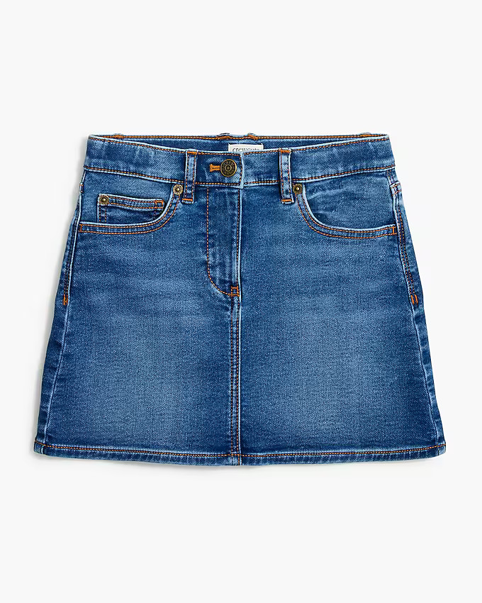 Girls' denim skirt | J.Crew Factory