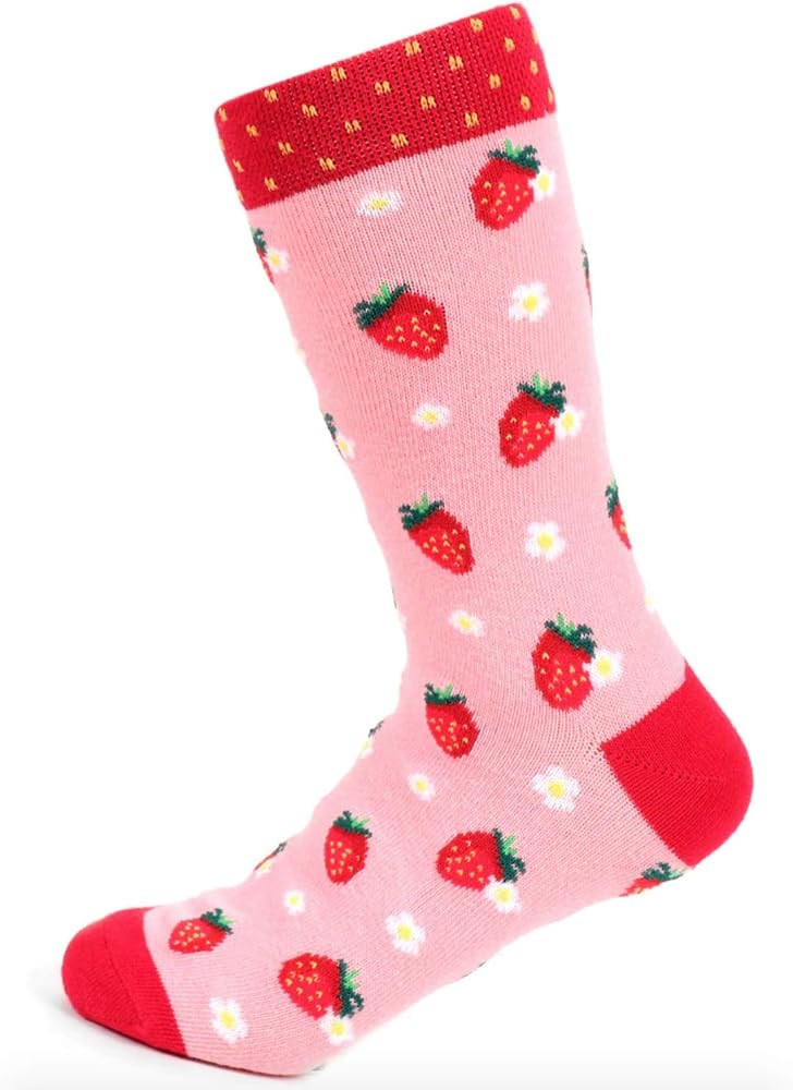 Urban-Peacock Women's Novelty Fun Crew Socks for Dress or Casual - Multiple Patterns Available! | Amazon (US)