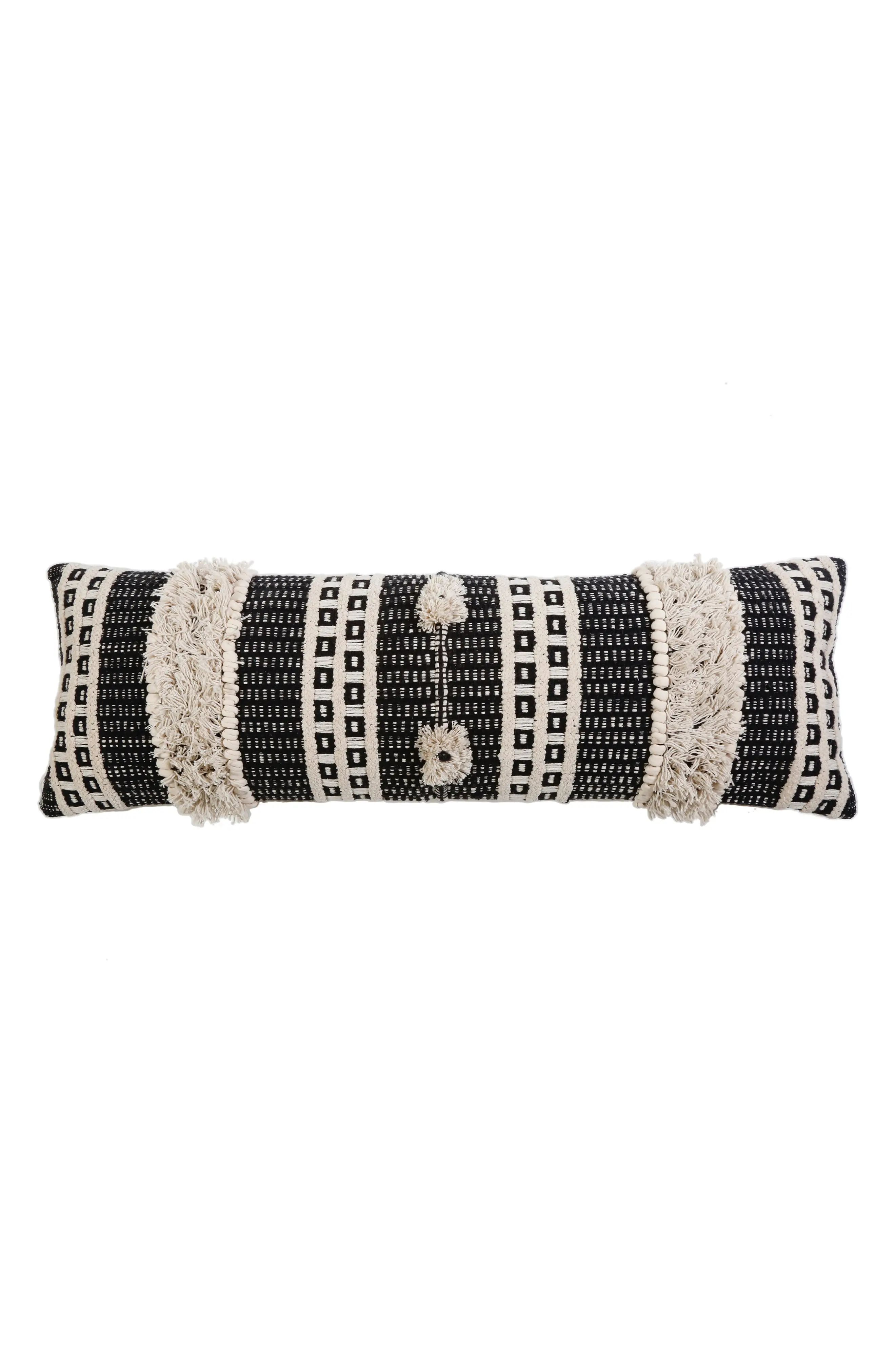 Pom Pom at Home Sawyer Accent Pillow in Charcoal/Ivory at Nordstrom | Nordstrom
