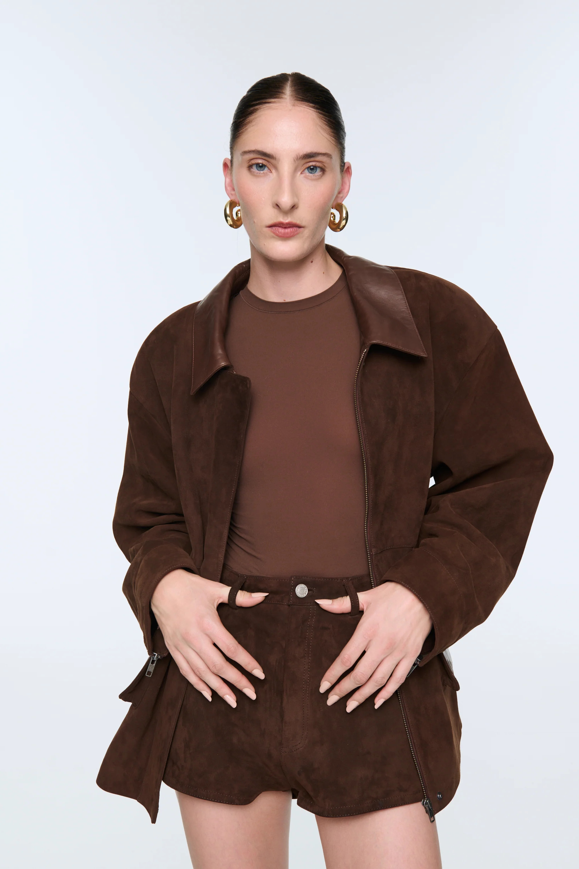 Magda Suede Jacket | DUCIE