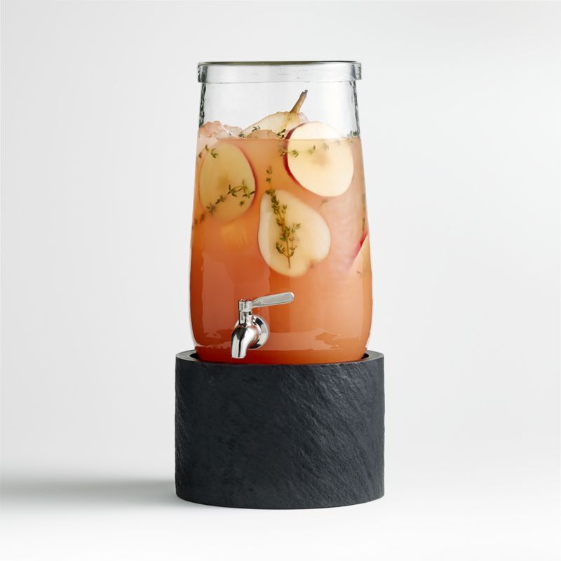 Dax Drink Dispenser with Urbana Stand + Reviews | Crate and Barrel | Crate & Barrel