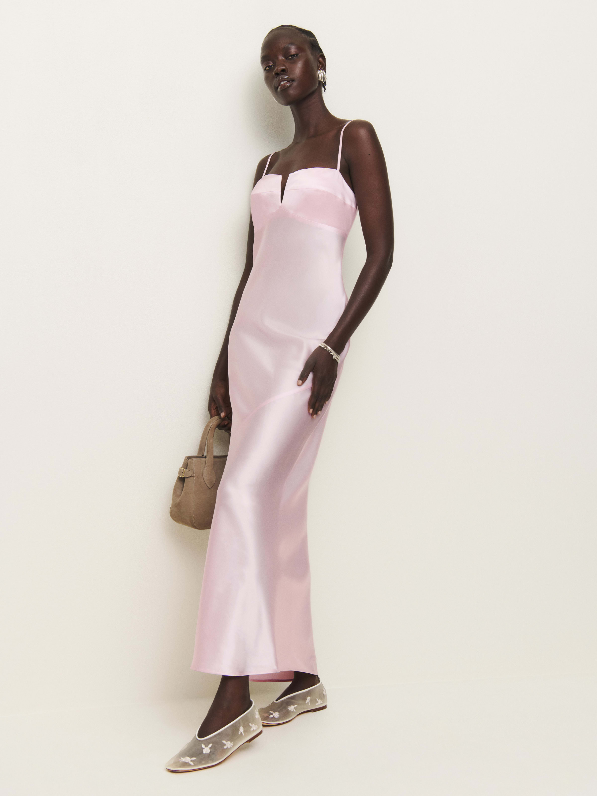 Brie Silk Dress | Reformation (Global)