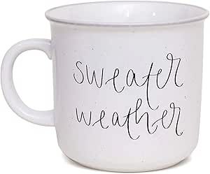 Sweet Water Decor Fall Coffee Mugs | Seasonal 16oz Ceramic Campfire Coffee Cup | Microwave & Dish... | Amazon (US)