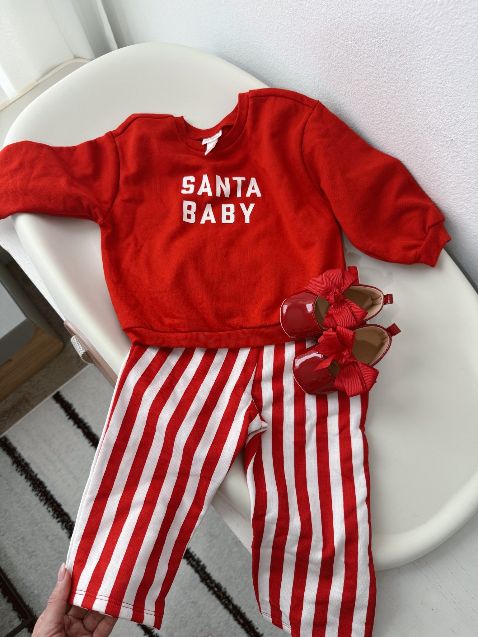 Baby girl Xmas outfit🎅🏼🧸♥️