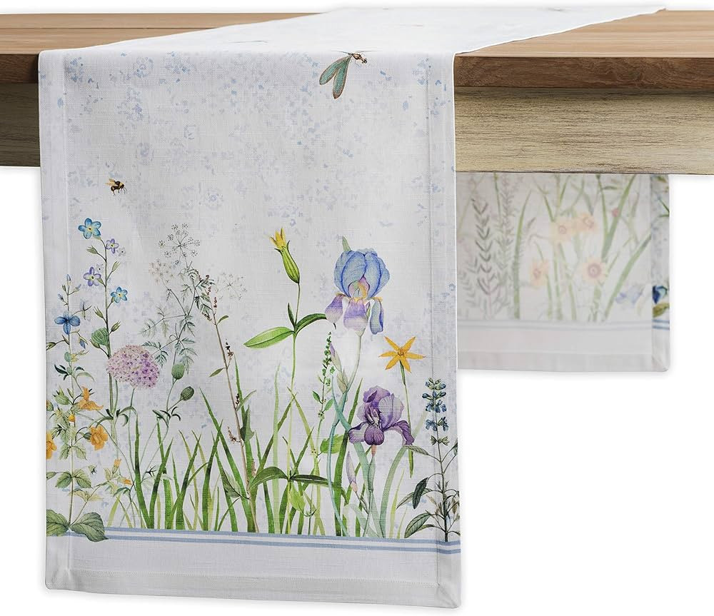 Maison d' Hermine Table Runner 100% Cotton 14.50 Inch x 72 Inch Decorative Tablerunner Easter Tab... | Amazon (US)