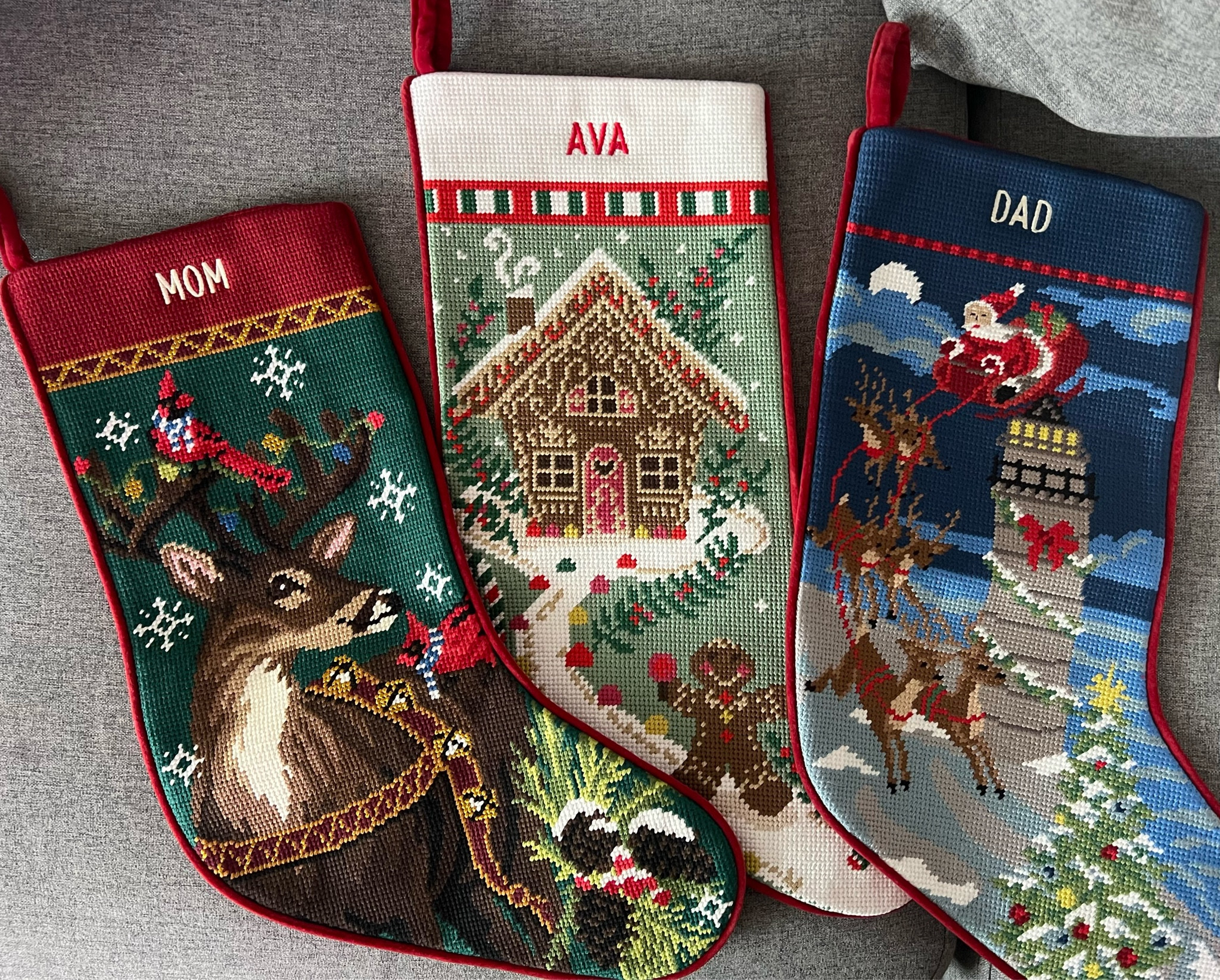 Our new family needlepoint heirloom stockings! On sale now at Lands End! 

#LTKSeasonal #LTKFamily #LTKHoliday