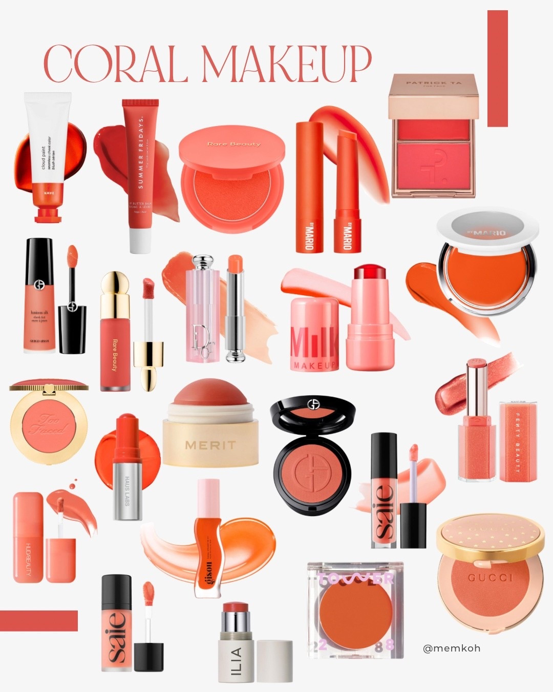 Coral Makeup Inspo 

Sephora, Sephora haul, luxury beauty, luxury makeup, summer makeup

#beautyfaves #summerbeauty #summermakeup #makeupideas #vacationlools #sephora 

#LTKTravel #LTKParties #LTKBeauty