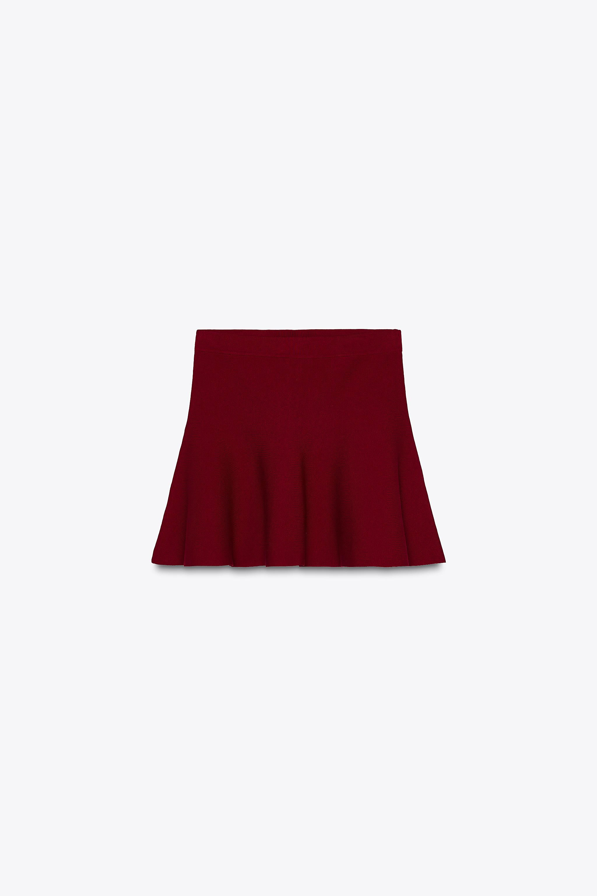 BASIC KNIT MINI SKIRT | Zara US