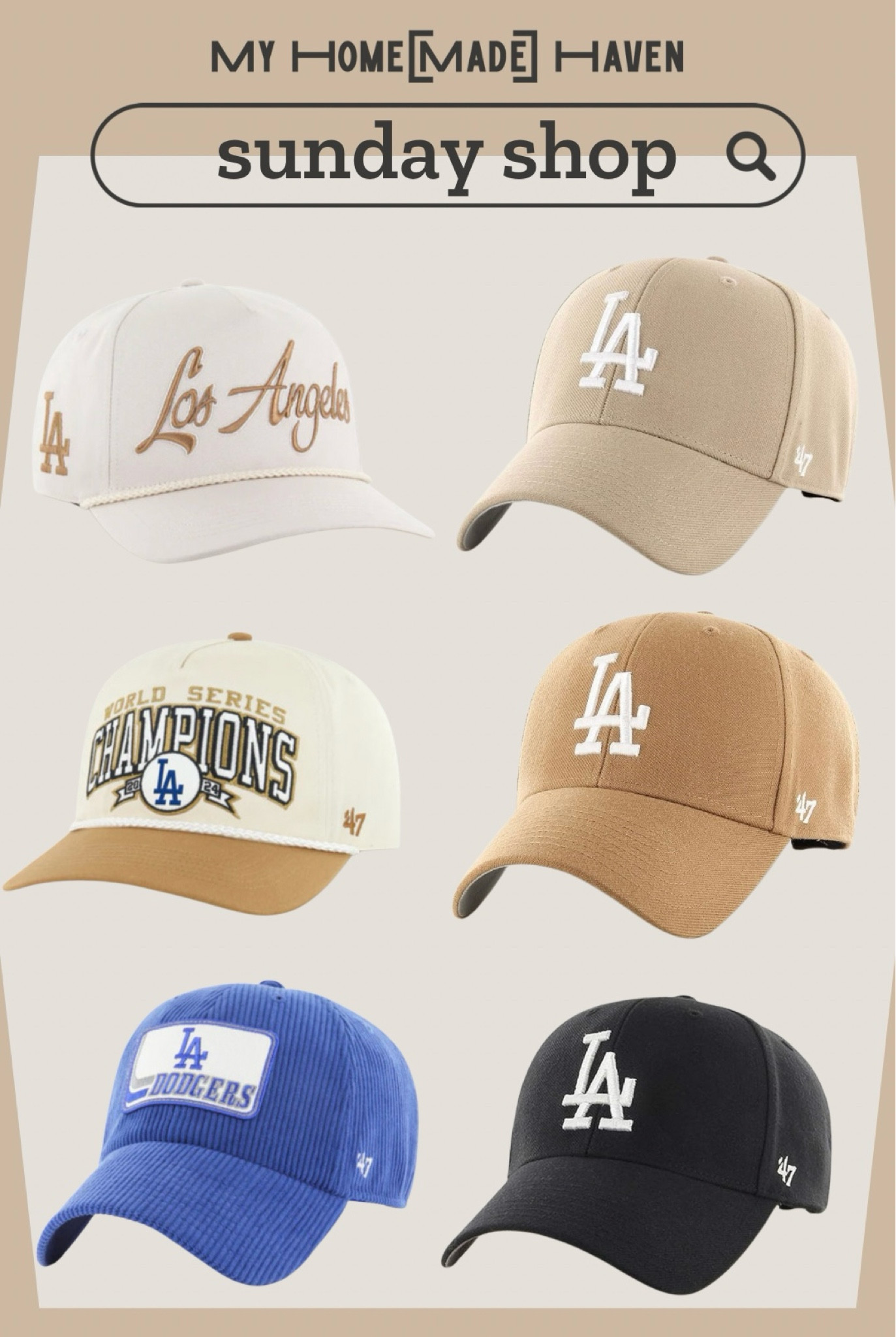 In honor of the world champs, my go to hat plus a few new options! 