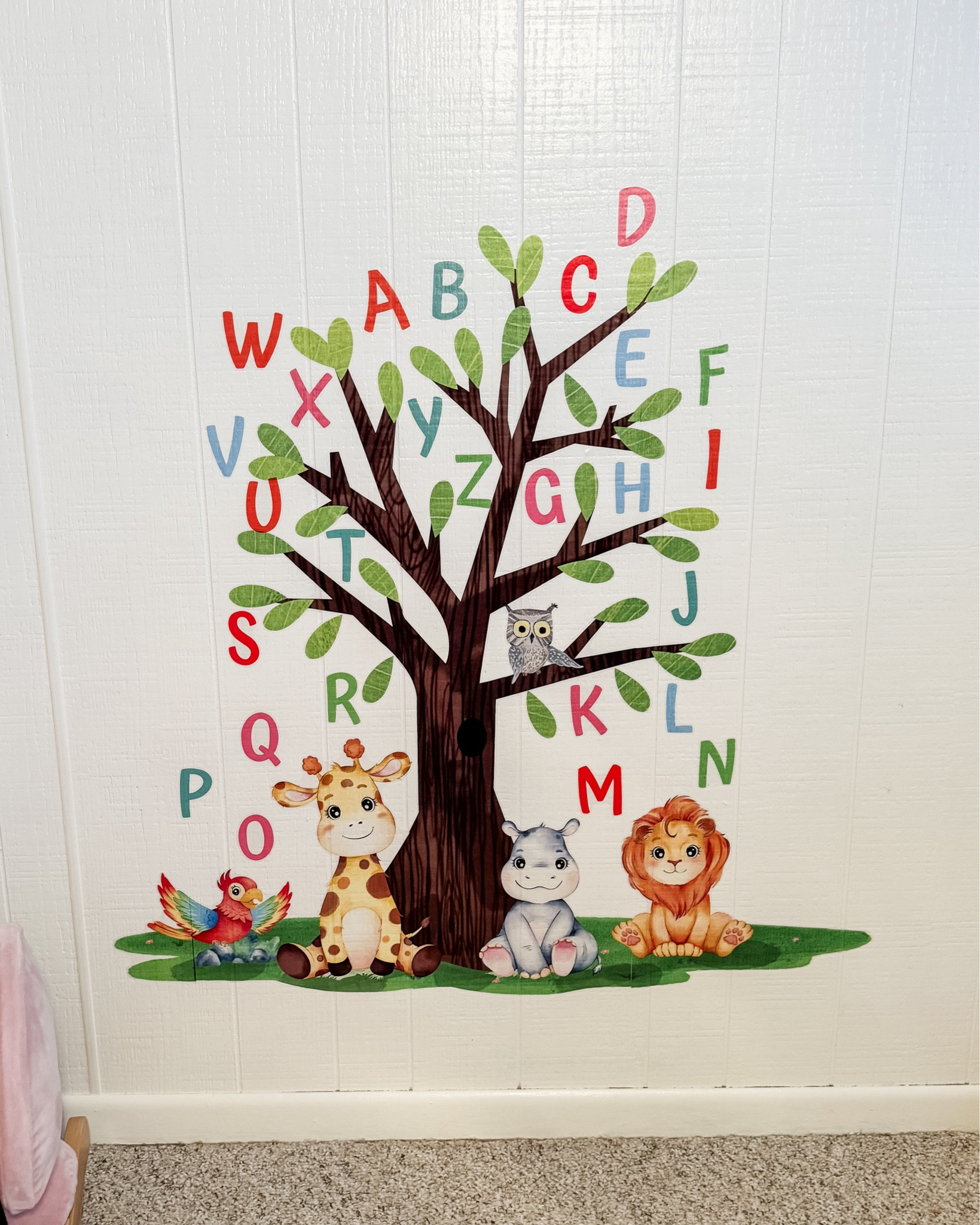 New playroom wall decor. Love that the decal was able to stick to wood panels! 

#LTKHome #LTKKids #LTKFindsUnder50