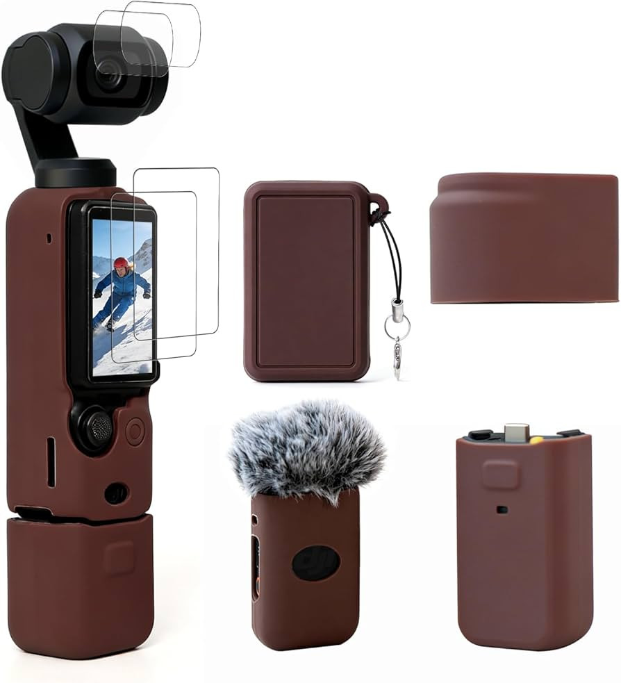Case for DJI Osmo Pocket 3/Xtra Muse Camera, Soft Silicone Protective Case, Anti-Scratch, Slim Fi... | Amazon (US)