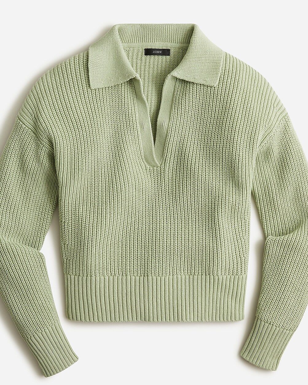 Collared cotton beach sweater | J.Crew US