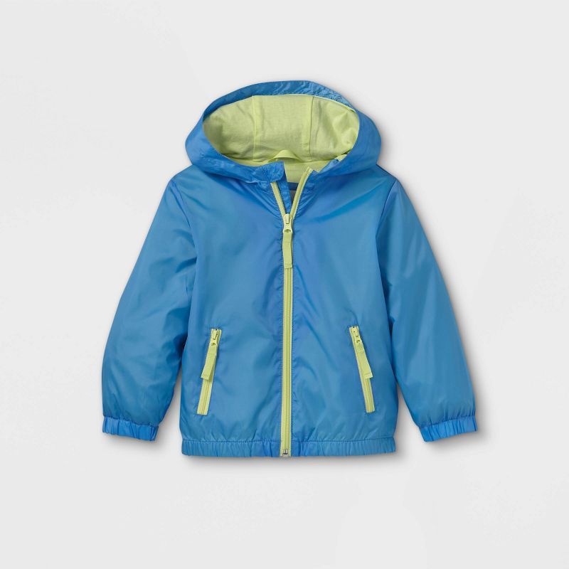 Toddler Windbreaker Jacket - Cat & Jack™ Blue | Target