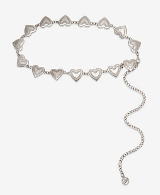 Steve Madden Women's Heart Conch Chain Belt - Macy's | Macy's